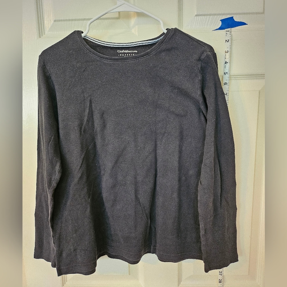 J. Crew Black Long Sleeve Shirt